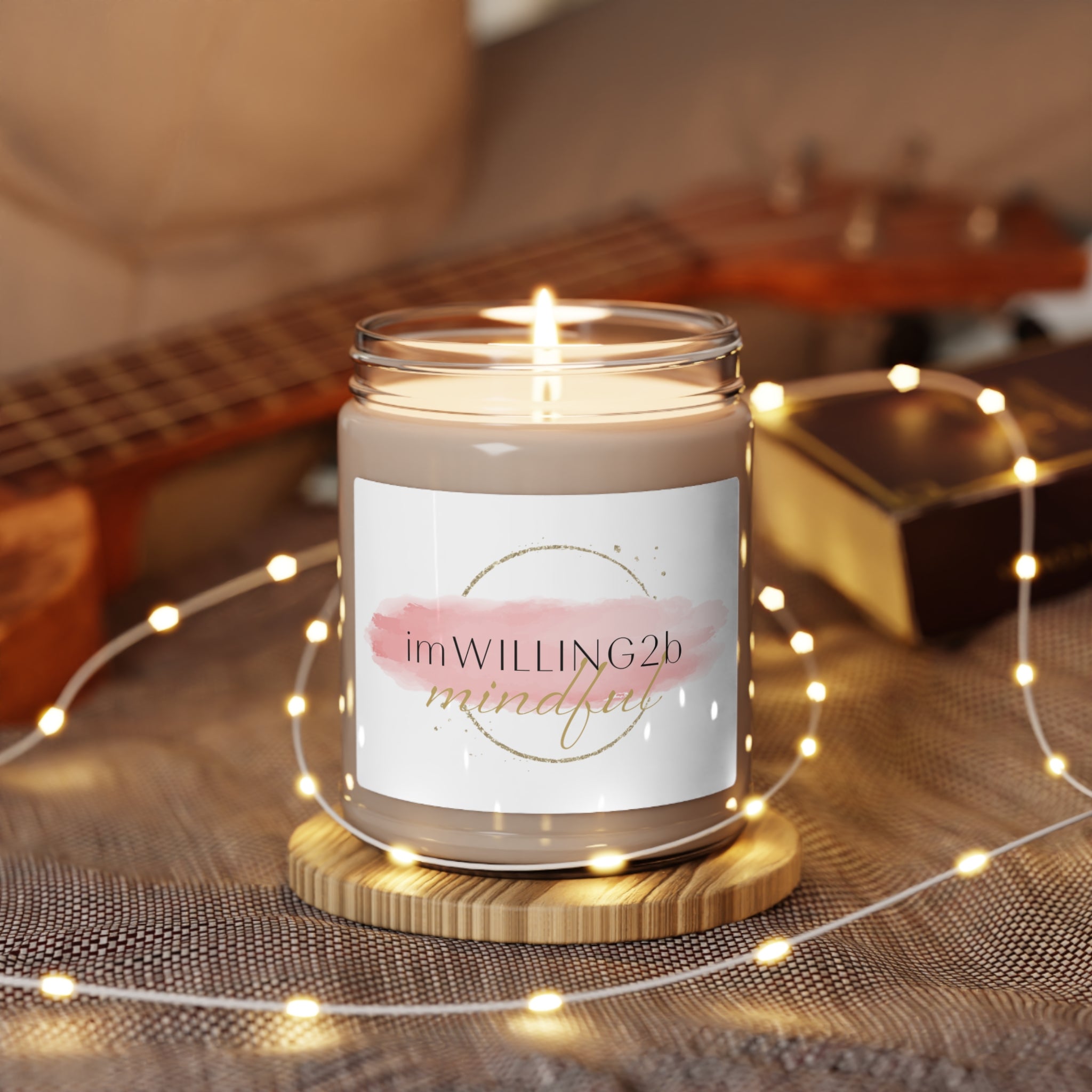 Scented Soy Candle, imWILLING2b mindful, 9oz