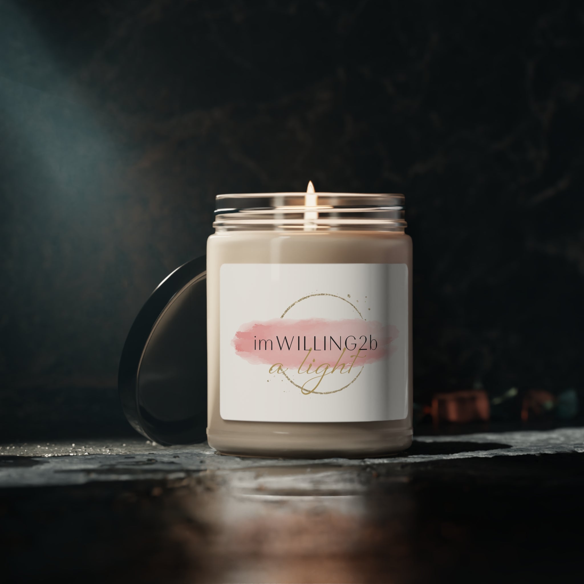 Scented Soy Candle imWILLING2b a light, 9oz